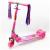 High-grade all-iron four-wheel children's car two-wheel pedal slide block can be folded