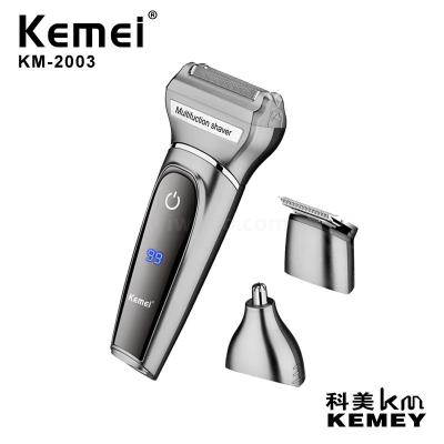 Cross-Border Factory Direct Supply Komei KM-2003 Men's Three-in-One Care Suit Shaver
