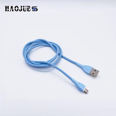 Export South America super soft Q-bomb mobile phone charging line 2.1a Fast charging data line Jelly line Apple Huawei