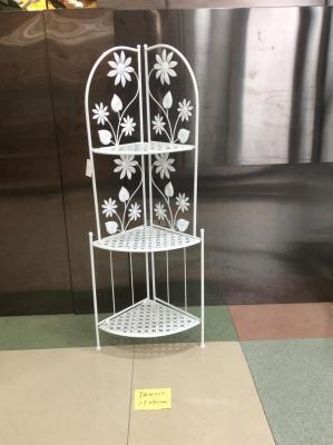 Factory Direct Sales Iron Art Storage Three-Layer Angle Frame Layout Flower Stand Decoration Photo Frame Hollow Scene Space-Saving