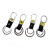 I1823 903-4 Leather Key Chain Key Ring Key Chain Car Accessories 2 Yuan Ornament Supply Wholesale
