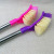 D1934 Steel Rod Square toilet Brush Brush long handle toilet Brush Cleaning toilet Brush Binary Department Store