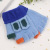 Foreign Trade winter Children's half-finger knitted gloves warm gloves Rabbit ears Pattern imitation cashmere gloves for boys and girls