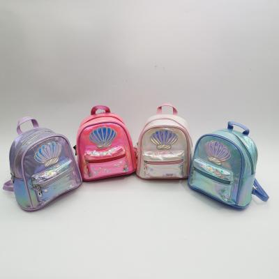 Kindergarten Primary School Student Schoolbag Travel Travel Backpack Shell Applique Pattern Cute Children's Birthday Gifts