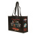 Custom Black Non-Woven Fabric Bag Fashion Simple Portable Shopping Bag Film Non-Woven Fabric Folded Bag Custom Printed Logo