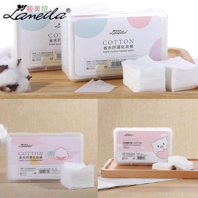 LaMeiLa 1000 Pieces Non-Woven Fabric Cotton Pads Disposable Lightweight Wet Compress Cleansing Cotton Box-Packed B228