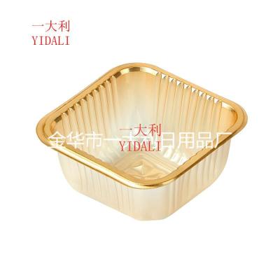 Factory direct sales of the new hot sale moon cake tray square round moon cake packaging dessert dessert box PVC box