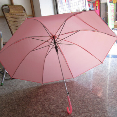 M1134 candy color eight bare-bones translucent umbrella with handle sun umbrella 9 9 wholesale Yiwu