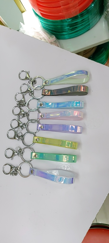 幻彩  炫彩 钥匙扣Pvc饰品挂件