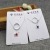 A2611 Yangdian Point diamond necklace + Ring jewelry Small Goods Binary store jewelry night market distribution
