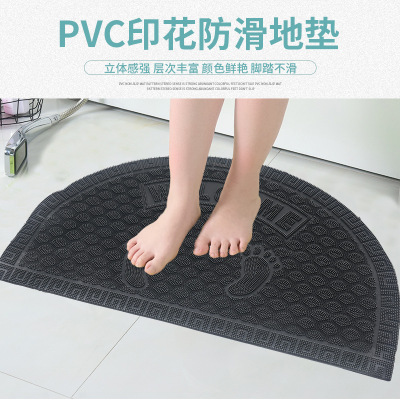 Store Manager recommends household Black bottom door mat PLT household PVC floor mat wear-resistant mat bathroom floor mat wholesale