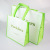 Non-Woven Handbag Custom Color Printing Film Blank Eco-friendly Bag Gift Shopping Bag Custom Hot Pressing Spot Logo