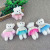 H1531 gauze dress plush bear doll bag pendant mobile phone pendant yiwu 2 yuan store supply wholesale