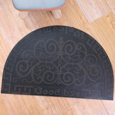 1. Grocery Store Manager: PLT household door Mosaic floor mat retail wholesale bathroom semi-circular doormat