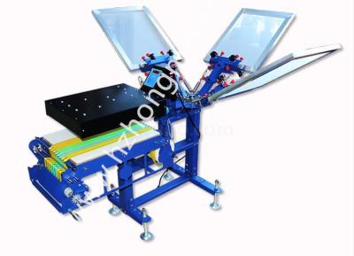 The SPE-SD31HL three-color belt drying three-color belt screen printing machine