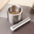 Stainless steel garlic tamper garlic puree stone mortar tamper bowl grinding mill large garlic tamper