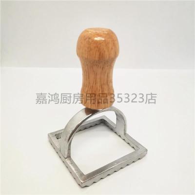 Zinc-alloy dumpling skin mould dumpling leather cutter with handle biscuit mould press kitchen supplies