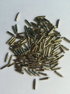 Factory Supply 0.5mm0.6mm Green Brass Bullet Tip Water-Based Paint Pen Special Pen Head