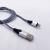 The data cable of HAOJUE metal mobile phone exported to Israel can flash charge 1 meter for Xiaomi iPhone charging cable