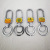 I2221 839 Boutique Double Ring Keychain Key Ring Key Chain Car Accessories 2 Yuan Ornament Supply