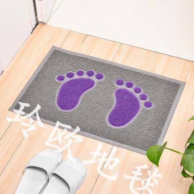 PVC Loop Floor Mat Anti-Slip Dust Control Mat xuan guan dian Puzzle Mat