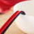 G1234 Red and Black Spoon Imitation Porcelain Long Handle Spoon Anti-Scald Non-Slip Soup Drinking Spoon Noodle Spoon Yiwu 2 Yuan