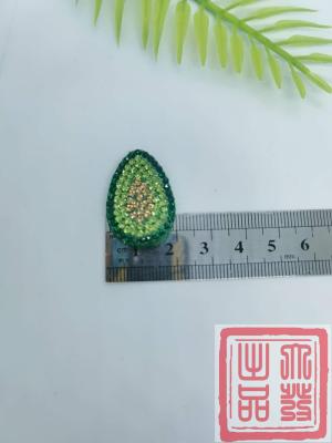 Daihatsu's rhinestone Avocado, Realistic Lovely children's Hair Accessories Hot Style Summer fruit Hot Style