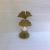 Creative Nordic vintage ginkgo biloba gold candlestick decorations to place a candle holder romantic wedding props