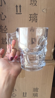 Skull Handle Cup Ghost Head Wine Glass Drink Cup Juice Cup Cup