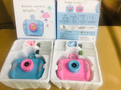 New Camera Electric Music Light Bubble Machine Electric Music Light Bubble Machine Stall Hot Sale