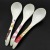 D2431 BD12 Soup Spoon Soup Scoop Plastic Spoon Tableware Soup Spoon Daily Necessities Two Yuan Store Wholesale Distribution