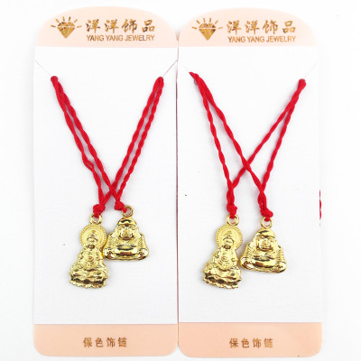 A2416 Yangyang silver Guanyin Buddha necklace 2 yuan 2 yuan wholesale