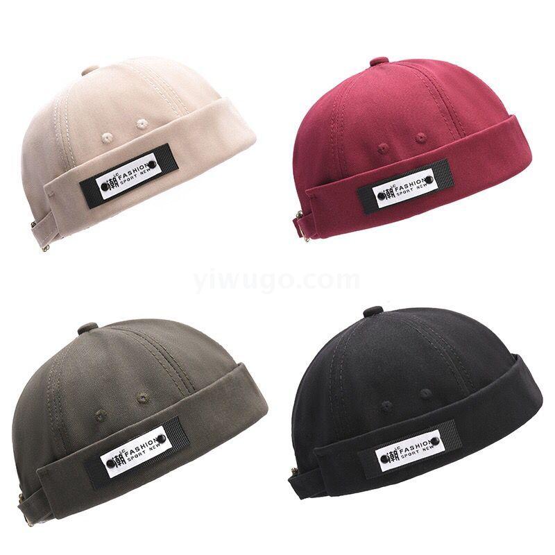 跨境电商时尚瓜皮帽地痞帽子潮流棒球帽百搭休闲帽一件代发