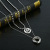 2020 Foreign Trade new hip-hop stainless steel necklace jewelry fashion men and women lovers necklace accessories a substitute hair