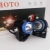 12v-24V Car Motorcycle Super Bright Yellow White Dual Light Lens LED Spotlight