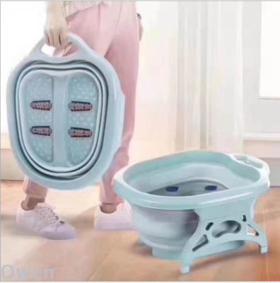 The convenience foot bath of household travel convenience foot bath is New roller foldable foot bath