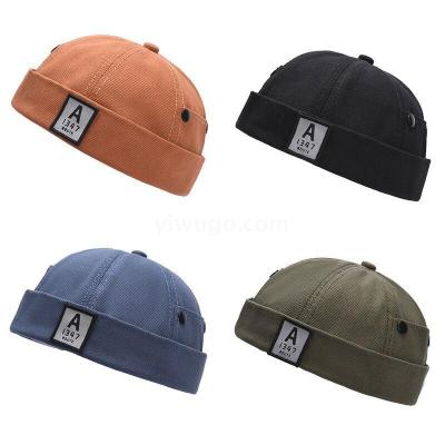 Cross-Border E-Commerce Retro Skullcap Local Ruffle Hat Hip Hop Baseball Cap Casual Hat Fashion Peaked Cap One Piece Dropshipping