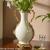 European Rural copper-clad porcelain, ice crack, ceramic vase, flower implement, flower ornament, villa furnishing