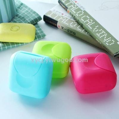 Plastic mini travel sealed soap box
