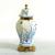 European-Style Copper with Porcelain Artwork Temple Jar Ceramic Furnishings American Living Room Entrance Home Blue and White Porcelain Ornaments