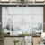 New Chinese style lotus roll curtain elevating bedroom partition screen curtain shading custom flower bird soft office hanging curtain