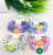 Korean cute Daisy Flower net hair ring rope rubber band tie head leather cover