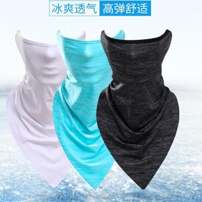 Summer thin seamless magic headscarf for men and women bicycle sunscreen neck masks neck scarf