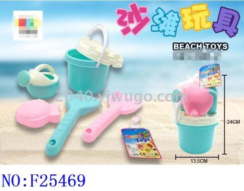 Small Commodity Stall Toys Children‘s Beach Toys Baby Playing with Water Beach Bucket Small Toys F25469