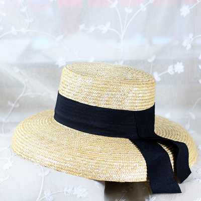 Summer Fashion youth Beach straw Sunshade Straw Hat children Summer sun Block leisure Matching Basin hat