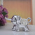 Simple Modern Ceramic Living Room Hollow Elephant Decoration Auspicious Three Elephants Crafts Home Decoration Wedding Gift