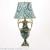 American living room porch bedroom bedside green ceramic table lamp ornament