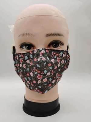 Respirator for participants in dustproof, breathable and washable, spring, summer, summer, suntan, 100% cotton, thin eye corner cover