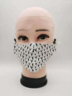 Cotton masks can be washed at the time and printed in full Cotton dustproof expressions using mask respirable and dustproof sunscreen cloth mask
