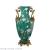 European Vase Ornaments Living Room Flower Arrangement High-End Luxury Decorative Ceramics with Copper Hand-Painted Flowers Flower Container Crafts